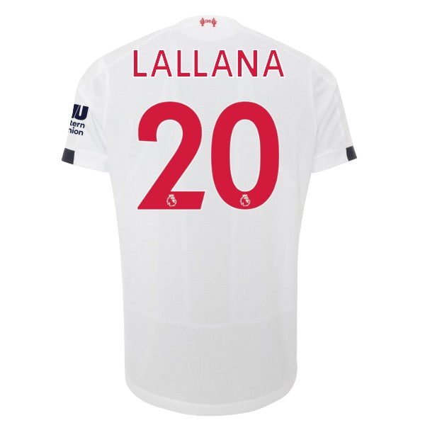 Camiseta Liverpool NO.20 Lallana Segunda equipación 2019-2020 Blanco